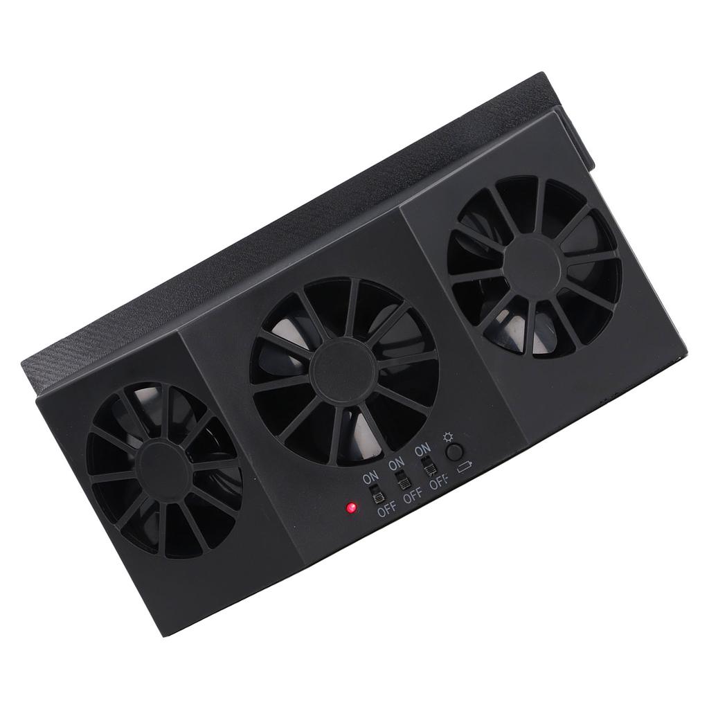 Samochodowy wentylator wyciągowy Wentylator cyrkulacji powietrza zasilany energią słoneczną Samochodowy wentylator do szyb do usuwania zapachów ciepła