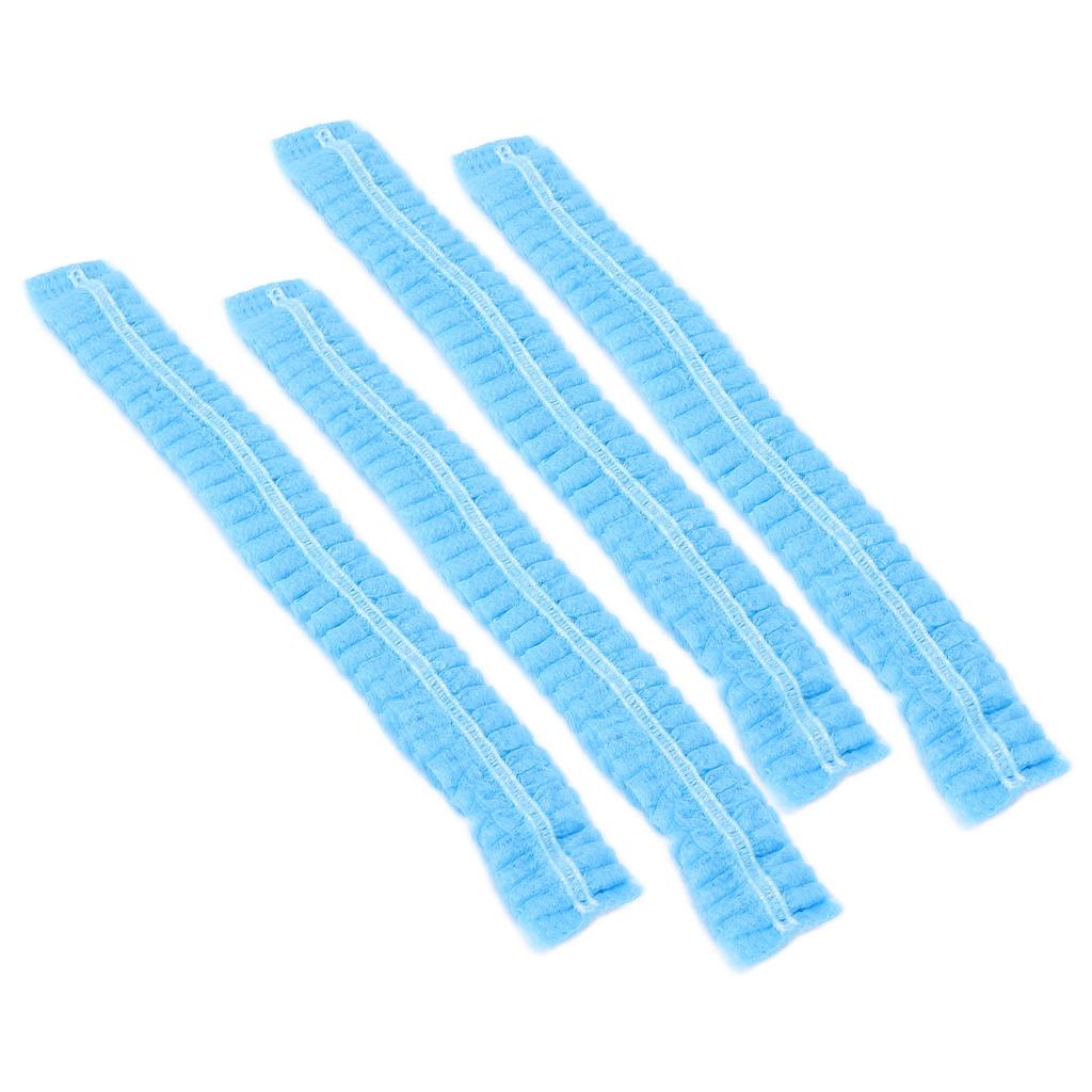 100pcs NonWoven Disposable Net Cap Breathable Stretchable Beauty Salon Shower Bath Cap