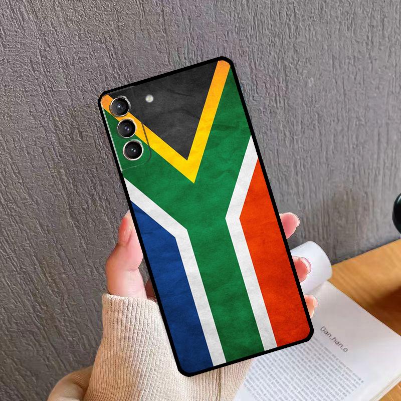 

South African Flag Phone Case For Samsung Galaxy S25 S26 Ultra S20 S21 S22 S23 S24 Plus S10 S25 FE Back Cover Galaxy S20 Plus