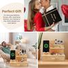 Wooden Bedside Organiser with Detachable Phone Stand & Drawer,Bedside Docking Station Gifts for Men women,Key Holder Wallet Phone Desktop