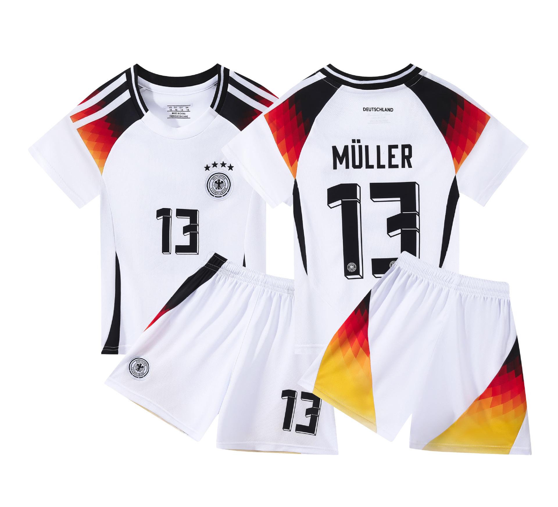 

European Cup jersey Children s ball asterisk football jersey set Baby primary school football training class team jersey Kindergarten Size 14 (80-90cm)