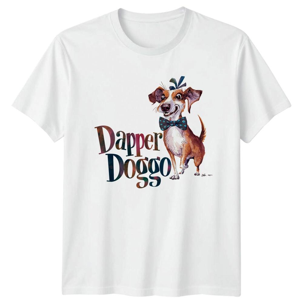 Dapper Doggo Funny Dog TShirt Cute Dog Lover TShirt S