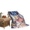 Cartoon Beautiful Girl Series Double-Sided Flannel 3D Digital Printing Blanket Blanket
