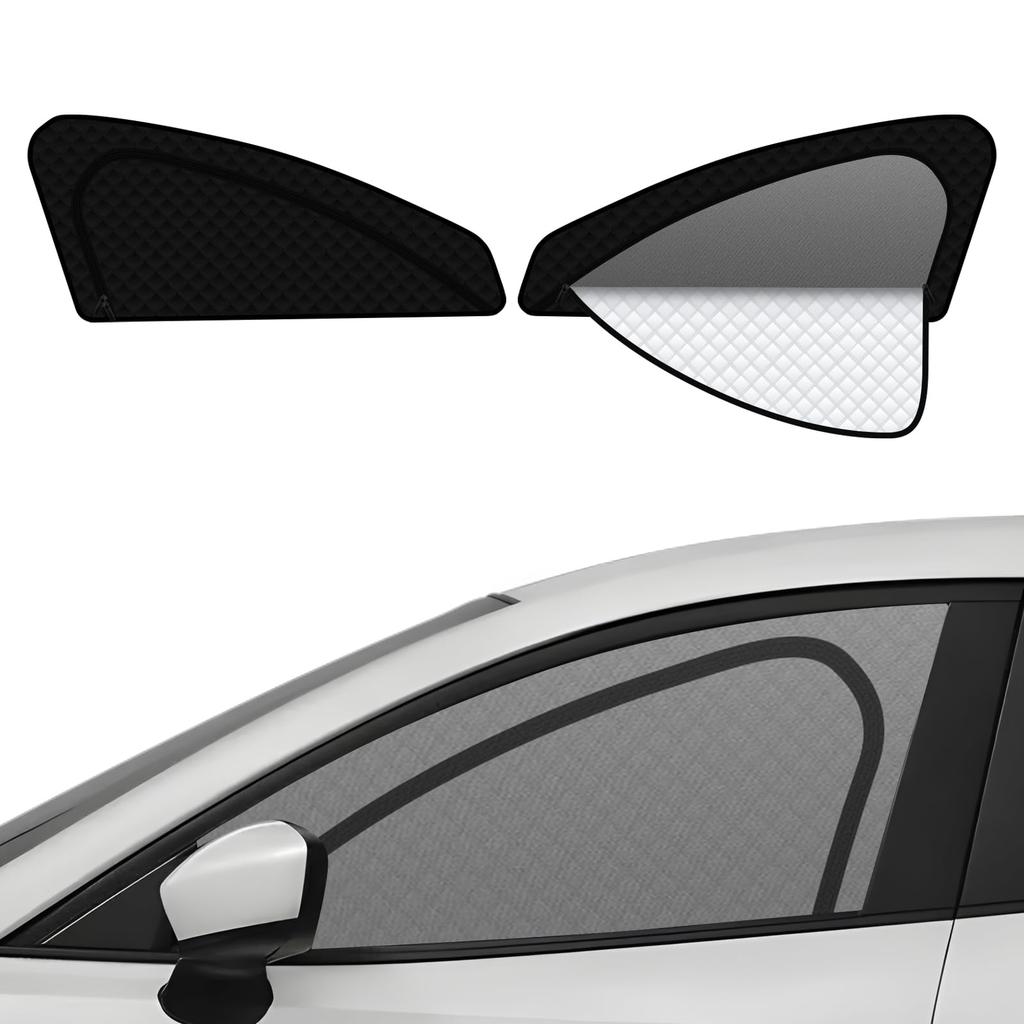 Steering Wheel Integrated Sunshade Mesh Curtain for Mazda3 Fastback BP Series Easy to Attach and Detach Magnetic Ventilation Sunshade for Sides and