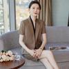 Women's 2024 Summer Slimming Professional Two-Piece Blazer Suit Set