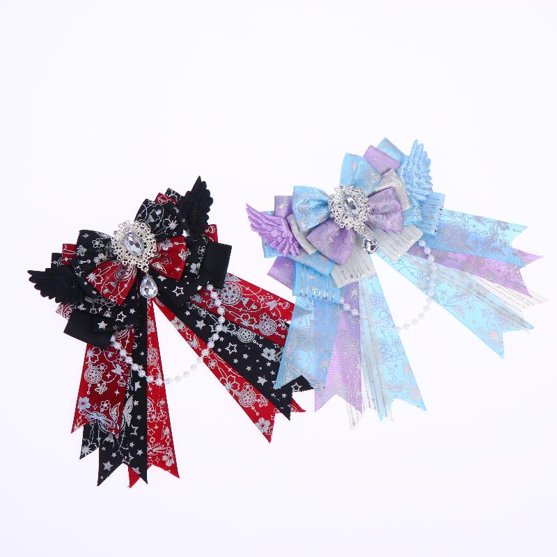 Exquisite Angel Wings Lolita Bow Accessory Portable Handheld Concert Light for Themed Party Outfits