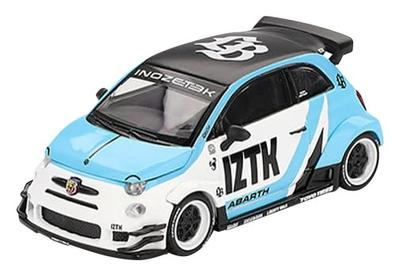 Sunrich MINI GT 1/64 Scale Abarth 595 LB-WORKS X Abarth Works IZTK (Left-Hand Drive) Finished Model MGT01051-BL