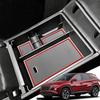 Center Console Organizer Tray For Hyundai Tucson 2022 Car Central Armrest ABS Secondary Storage Box Car Accessories