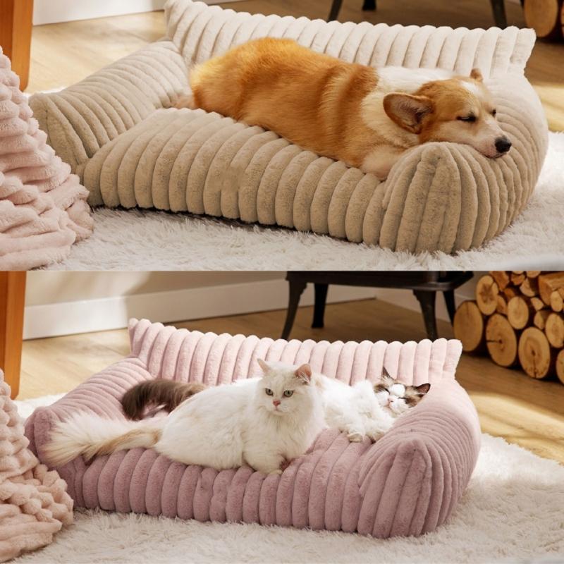 Creative Pet Bed Luxurious Sofa Nest for Dogs and Cats Soft Lounger Cuddle