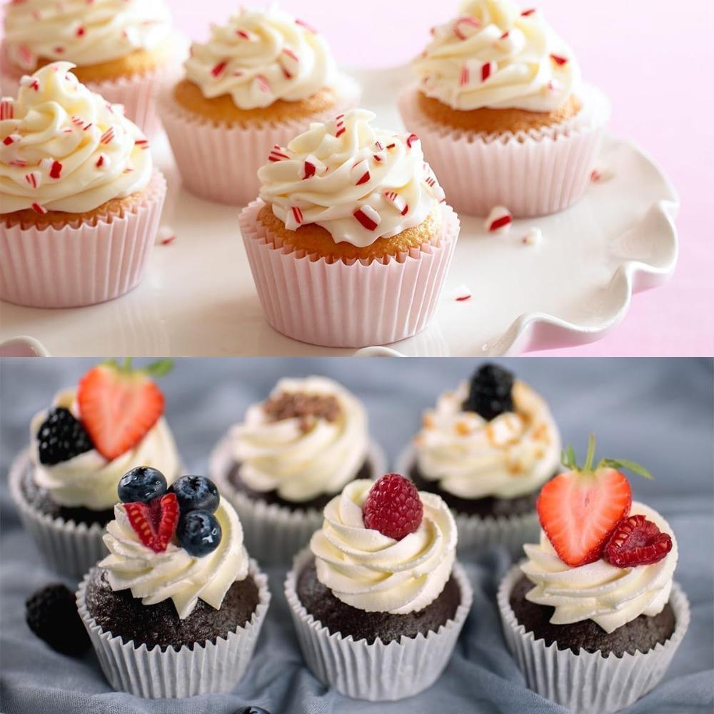 1000 Stück Backen Muffin Kuchenförmchen Mini Schokoladenpapier Kuchenform Hochtemperaturbeständig Antihaftbeschichtet zum Backen Süßigkeiten Kochen