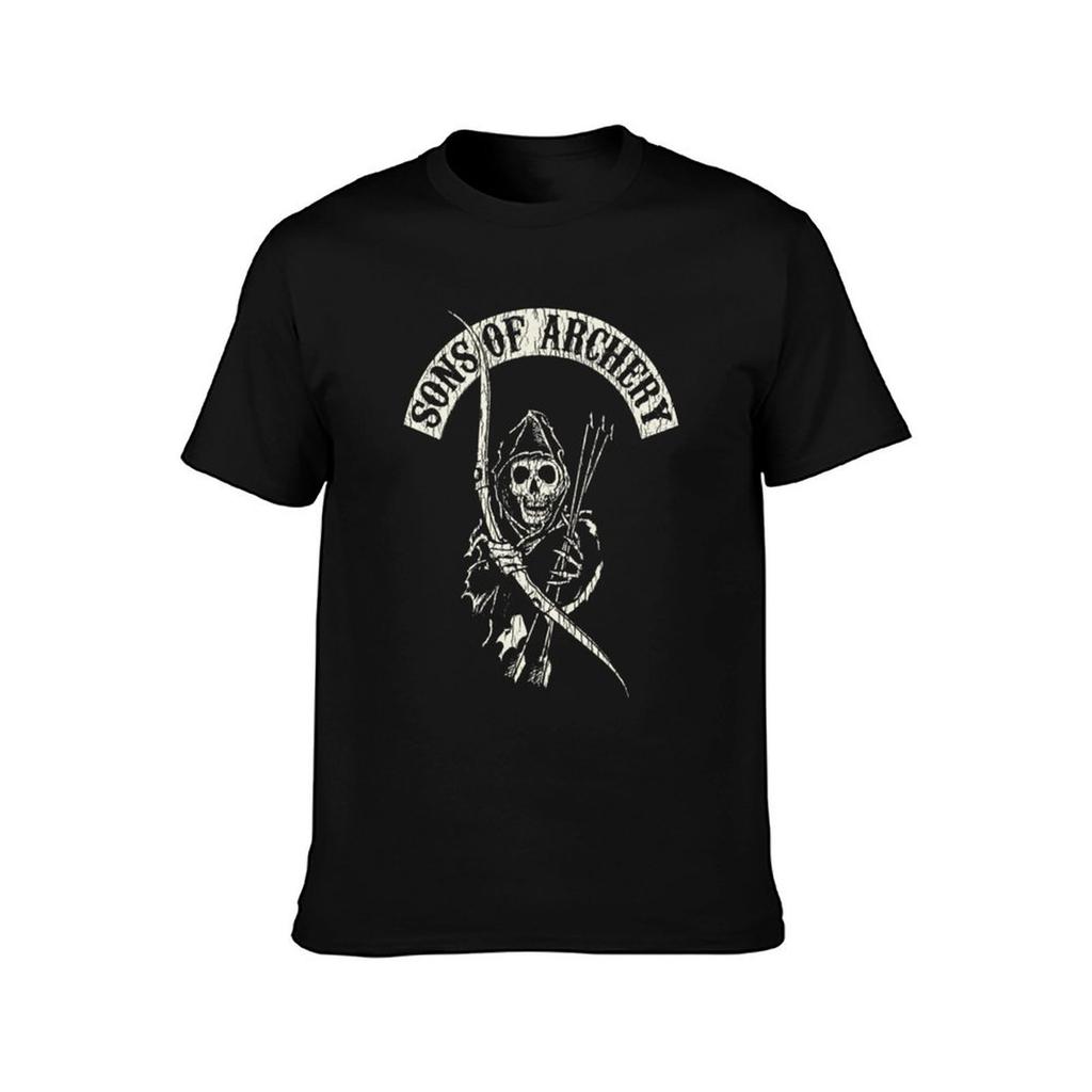 Sons of Archery T-Shirt Luxury T-shirt Oversize T-shirts Man Football T Shirt Sweat Men Workout Shirt