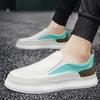 Scarpe Casual da Uomo Traspiranti Moda Mocassini da Uomo in Tela Comfort Slip-on Scarpe da Guida Platform Sneakers da Passeggio Scarpe Vulcanizzate