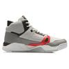 New LINING Vintage Basketball Shoes Men's Mid Top Microcrystalline Gray/Frost Gray AGBR083-4