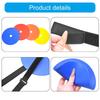 4Pcs Soccer Goal Targets Adjustable Football Training Disc Football Training Targets Plate Soccer Hockey Shoot Targets
