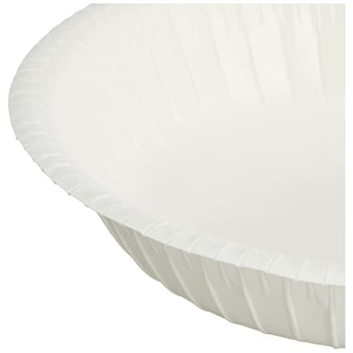 Yamato Bussan Disposable Paper Plates, Commercial Use, 15cm, Pack of 50