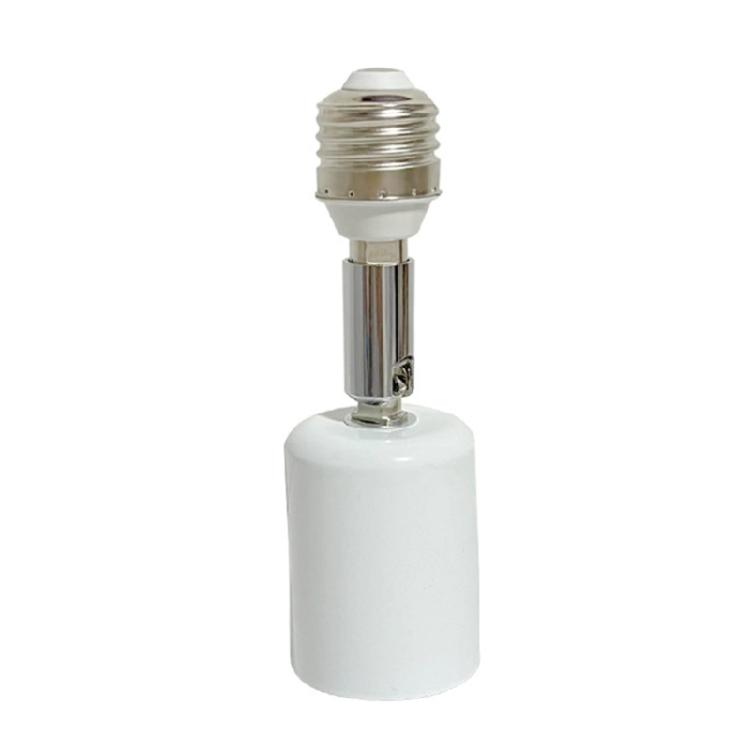 E27 Bulb Socket Extender 90 Vertical 360 Horizontal Adjustment 150W Ceramic Metal Heat Resistant Lamp Adapter Head