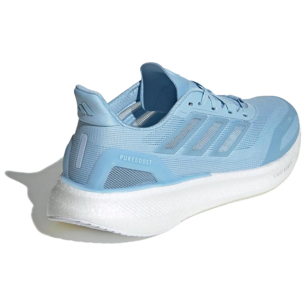 Adidas Pureboost 5 Comfortable Soft Non-Slip Wear-Resistant Low-Top Casual Running Shoes Unisex Sneaker Blue JS5065
