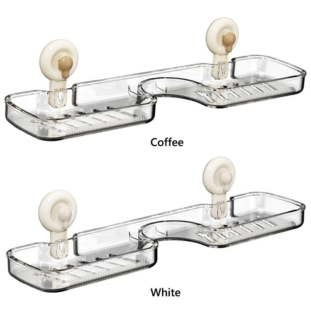 Odnímatelná polička s přísavkou na baterii Multifunkční úložný stojan na toaletní potřeby Pro koupelnu kuchyň