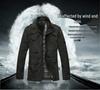 Giacca a vento da uomo taglie forti slim fit di media lunghezza 2026 - Trench casual in cotone per primavera/autunno