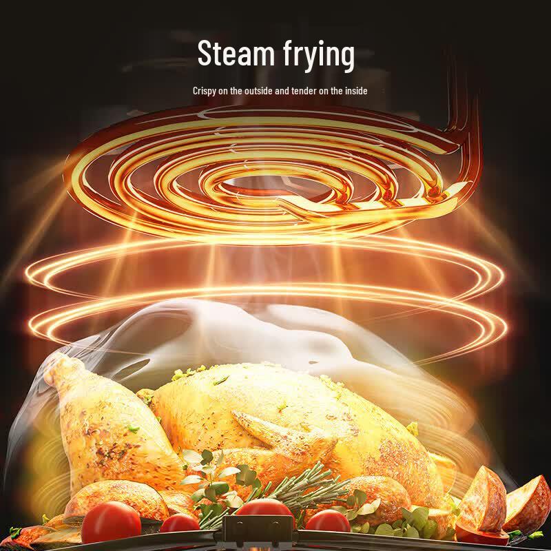 SUPOR 5L Automatic Visible Air Fryer with No-Flip Feature
