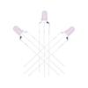 Frosted 3mm Red & Blue Dual-Color High-Brightness LED Indicator Light (Common Anode)
