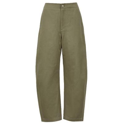 Women's High-Waist 100% Cotton Cropped Jeans
