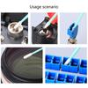 Pack Of 100 Fiber Visual Cleaning Swabs Not Shedding Particle Complimentary Fixed Absorption For / / / Couplings Camera Lens Maintenance Equipment
