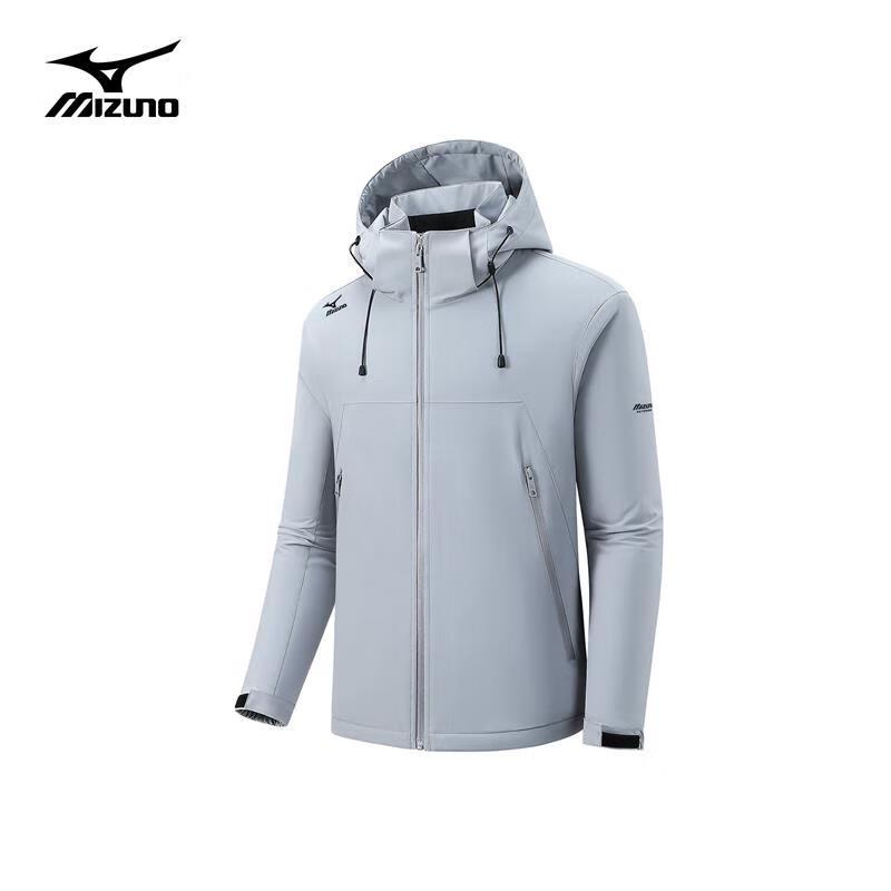 Mizuno Men's Outdoor Hooded Padded Jacket