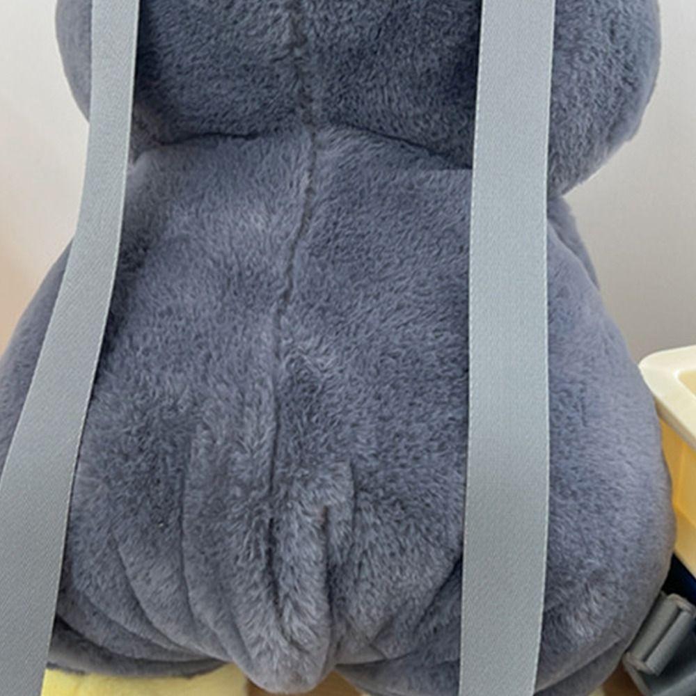 Plush Toy Children School Bag Plush Animal Shoulder Bag Sweet Penguin Backpack  Girls