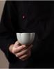 Ru Kiln Large Capacity Ceramic Tea Tasting Cup - Gongfu Tea Set for Home.