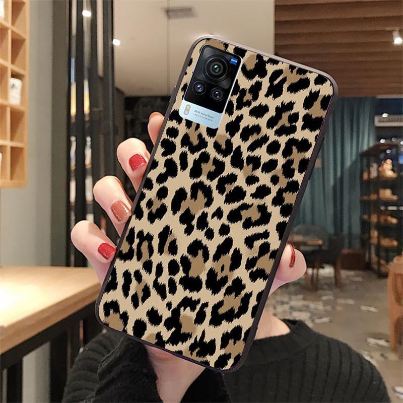 

Чехол для телефона с леопардовым принтом для VIVO V21E V21 V23 V23E V2109 Y53S Y33S Y55 Y76 Y31 Y21 Y72 Y01 Y21S Y11S Funda Coque VIVO V21 4G