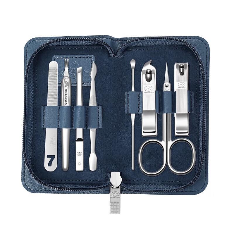 THREE SEVEN (777) 8-Piece Nail Clipper Manicure Set