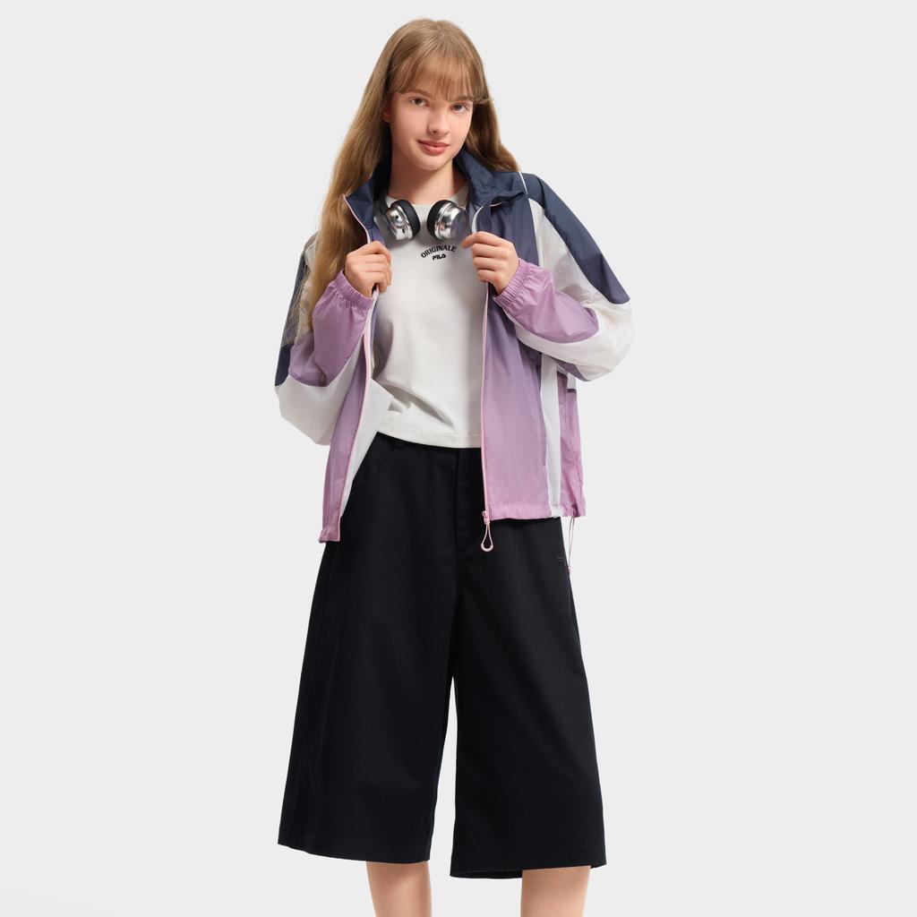 FILA Original Simple Solid Color Fresh Comfortable Casual Shorts Women shorts F11W639810FBK