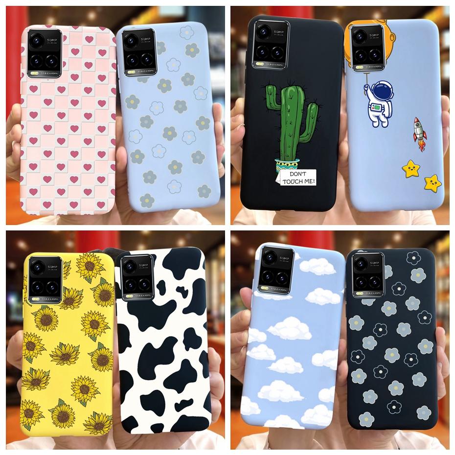 Schöne Silikonhülle Für Vivo Y33s Hülle Handyhülle Vivo Y21 2021 Y21s TPU Stoßfänger Auf Vivo Y33S 4G Y33 S Y21 Y 21S Hülle Fundas