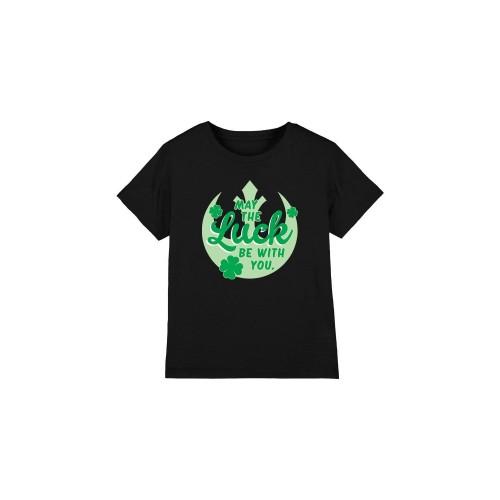 STAR WARS Childrens/Kids Luck Rebel Sign St Patricks Day T-Shirt
