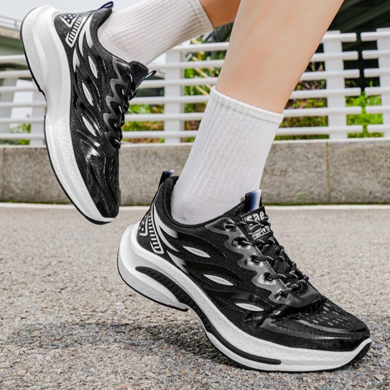 2025 Men Trend Sneakers Versatile Fashion Mesh Breathable Elasticity Running Shoes Outdoor Anti-slip Tennis Training Shoes Sport