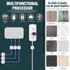 24/12/6PCS Magnetic Cable Organiser Clips Cable Management Wire Manager Cord Holder Charging Cable Winder Wall Mounted Hook