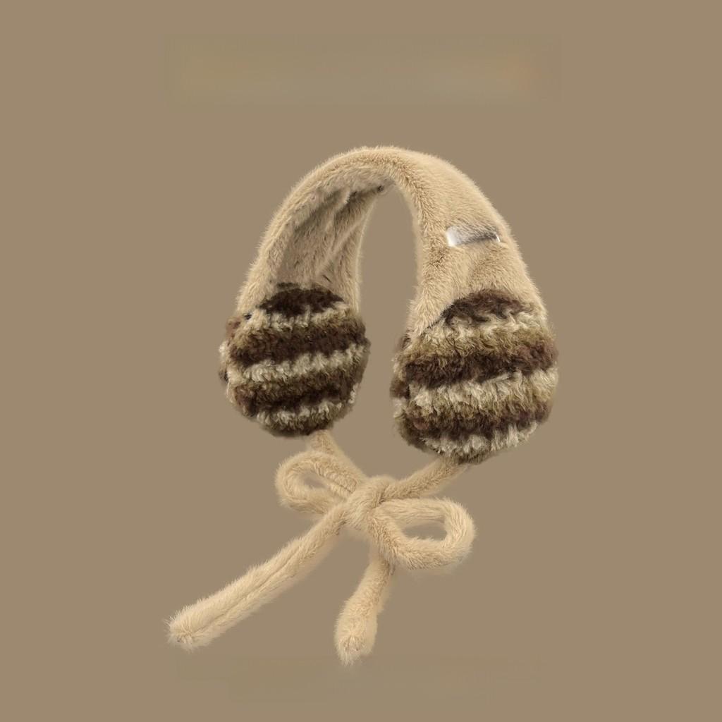 Style Plush Ear Muffs For Winter Warmth And Windproof Protection Womens Fashion Accessory