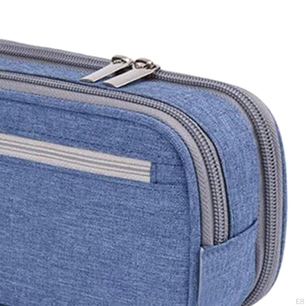 Large Capacity Pencil Pouch and Pen Case Cosmetic Bag Office Organizer Storage