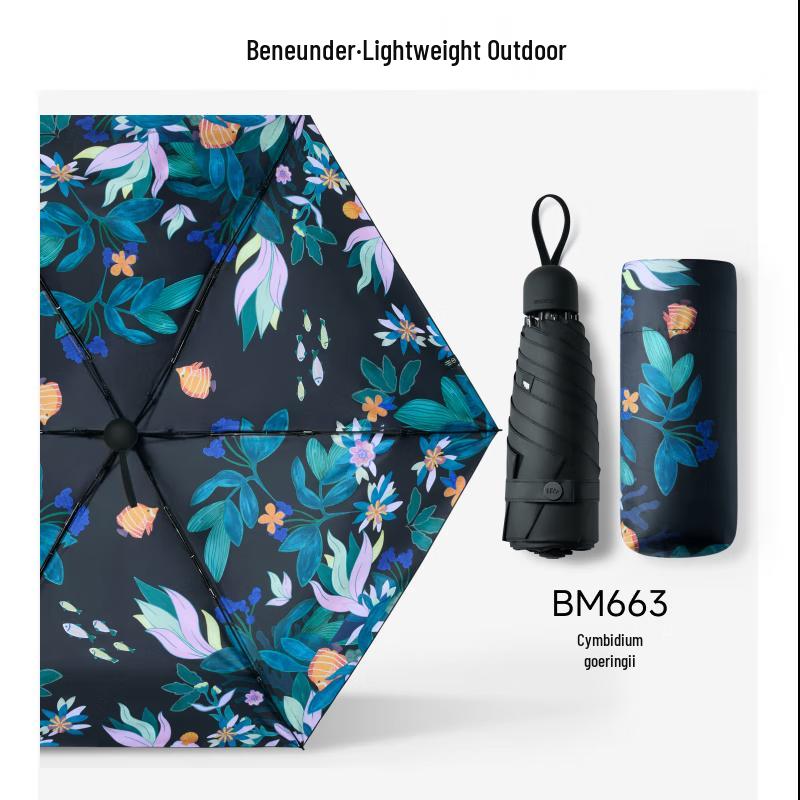 Beneunder UV Protection 5-Fold Pocket Umbrella
