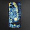 Oil Painting in the style of Van Gogh Phone Case For iPhone 16,15,14,13,12,11 Plus,Pro Max, Others Soft Black Cover