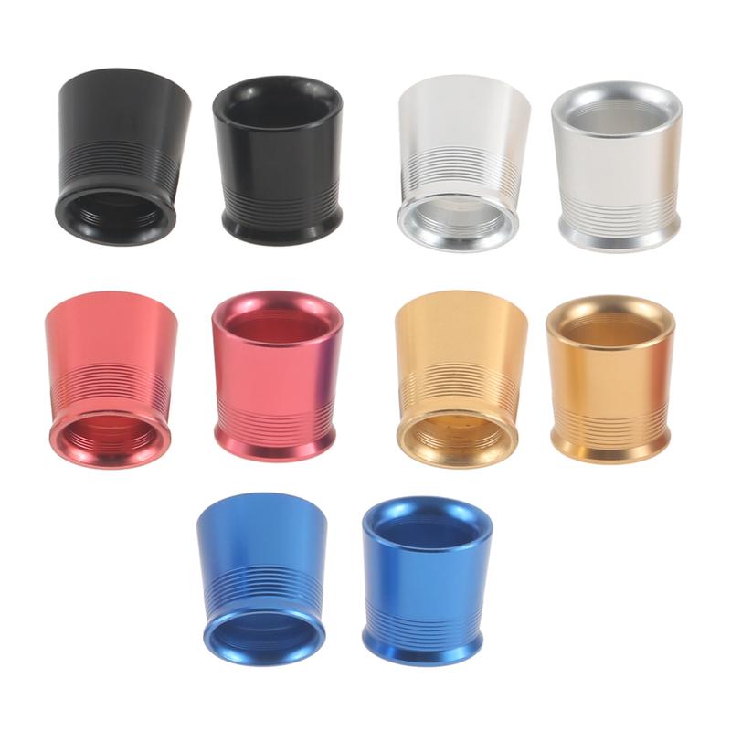 10 Pcs Golf Club Ferrules Aluminum Golf Shafts Sleeve Adapter Replacement Accessories for 0.335 or 0.370 Tip Irons Shaft