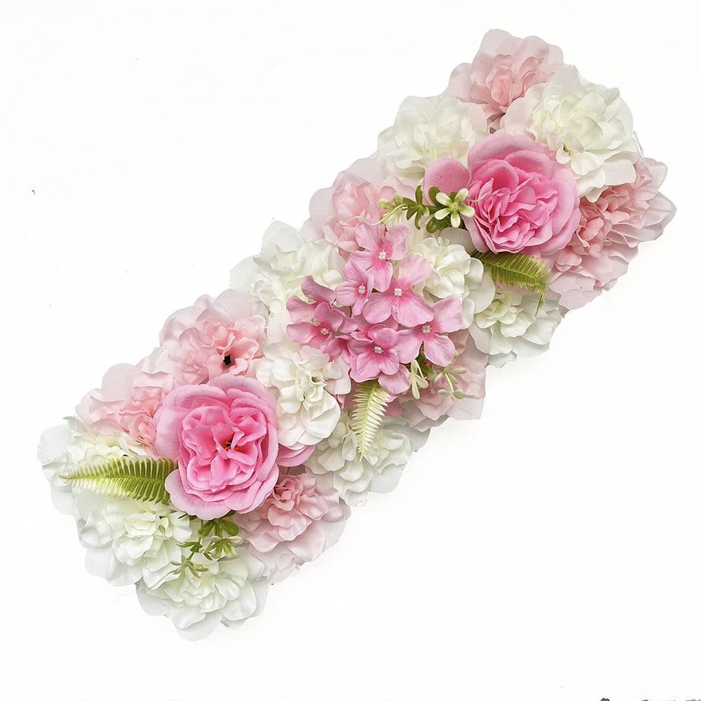 Wedding Simulation Flower Silk Flower, Decorative Fake Flower Row Hotel Flower Wall Road Lead Wedding Arch Flower Arrangement