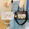 New Y2K Style Women's Cool Ulzzang Ita Bag Daily Using JK Uniform Transparent Tote Bag Multi-function Shoulder Crossbody Bag