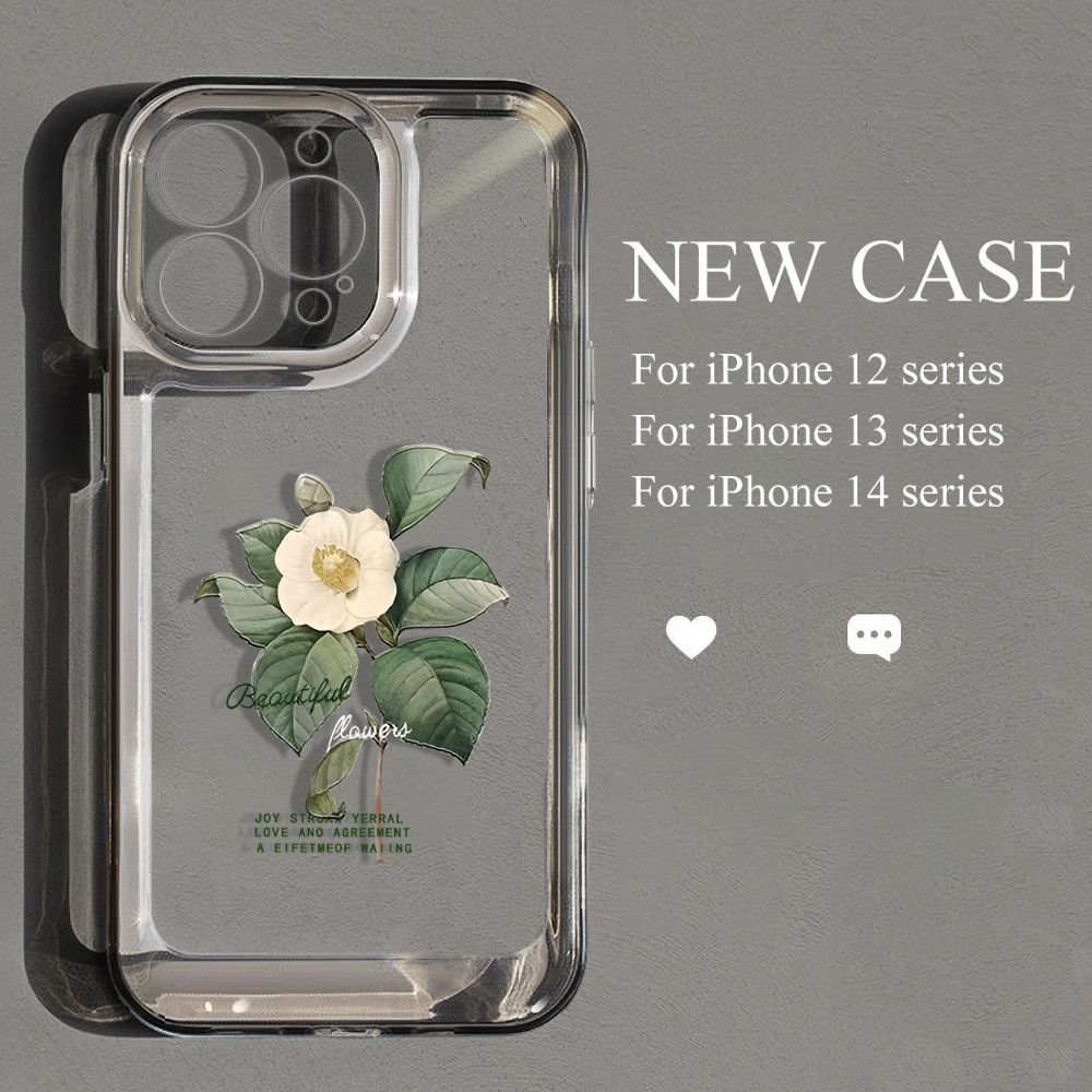 Daqing Jasmine Is Suitable for iPhone17promax Mobile Phone Case 16pro Niche 15 Apple 13 All-inclusive 14 Premium.