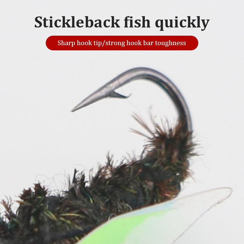 Luya Fly Bait, Fly Hook, Mung Bean Fly, Horse Mouth, White Striped Tilapia, Predatory Freshwater Fish, Fake Bait Fishing