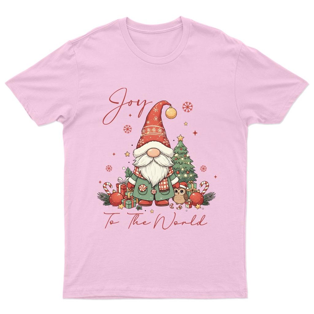 Joy To The World TShirt Unisex Gift Retro Seasonal Funny Xmas Santa Unisexs a