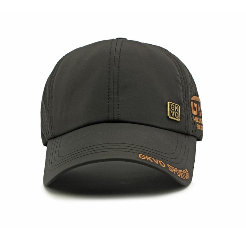 Men's Outdoor Sunscreen Sun Hat Mesh Embroidered Baseball Cap