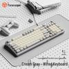 G98 Stummes mechanisch-anfühlendes Desktop-Tastatur- und Maussset für Büro und Zuhause