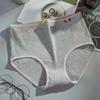 Cotton Panties For Women's Underwear Plus Size Solid Color Briefs High Waist Seamless Underpants Female Lingerie